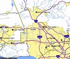 Granada Hills California Map