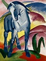 Blue Horse I by Franz Marc (1880 - 1916) Franz Marc, Painted Horses ...