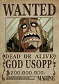 One Piece Wanted Poster - USOPP Digital Art by Niklas Andersen - Pixels ...