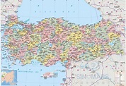 土耳其地图图片