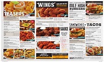 Hooters menus in Miami, Florida, United States