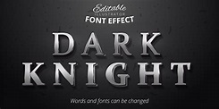 Dark knight font style 1040214 Vector Art at Vecteezy