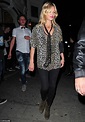 Kate Moss turns heads in plunging leopard-print blouse in London ...