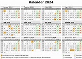 Kalender 2024 zum Ausdrucken kostenlos