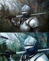 Knight with arrow in helmet Meme Generator - Piñata Farms - The best ...