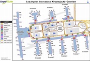 Los Angeles terminal mapa - LA terminal do aeroporto de mapa ...