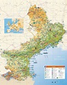 Mapas Detallados de Languedoc-Rosellón para Descargar Gratis e Imprimir