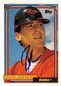Bob Melvin autographed Baseball Card (Baltimore Orioles) 1992 Topps #733