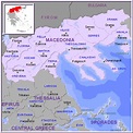 Macedonia map GREECE - Detailed map of Macedonia