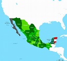 Evolución de la organización territorial de México