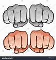 Four Fists. Vector Illustration. - 429474607 : Shutterstock