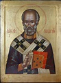 Saint Nicholas of Myra, St. Nicholas Wonderworker, Icon, Hand- painted ...