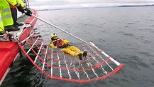 Man overboard recovery with Dacon Rescue Frame - YouTube
