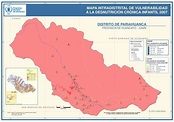 Mapa vulnerabilidad DNC, Pariahuanca, Huancayo, Junín by World Food ...