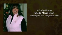 Sheila Marie Ryan - Tribute Video