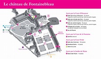 Plan du chateau de fontainebleau - chateau u montellier