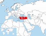 Turquia Mapa Mundo | Mapa