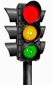The three colours used in traffic light are Red,Blue and Brown.