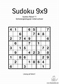 Sudoku mit Lösung - mittel schwer