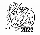 Happy New Year 2022 Lettering . Holiday Vector Illustration. 2960164 ...