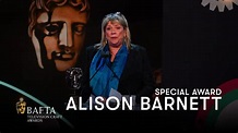 Alison Barnett is "thrilled and grateful" to receive the Special Award ...