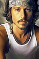 Johnny Depp Artwork Painting by Sheraz A