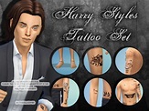 The Sims Resource - Harry Styles Tatttoos
