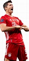 Robert Lewandowski Bayern Munich football render - FootyRenders