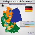 Religion Map of Germany🇩🇪 : r/MapPorn