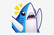 Transparent Emotes Cartoon Shark - Shark Emotes Emoji,Shark Emoji ...