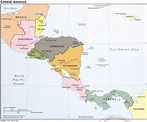 Central America Political Map - Full size | Gifex