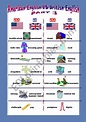 AMERICAN vs BRITISH ENGLISH - ESL worksheet by vivienne71