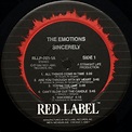 The Emotions - Sincerely - Red Label LP