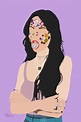 Olivia Rodrigo (Sour//digital illustration)) | Illustration art girl ...