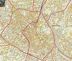 City Map of Birmingham, UK - Free Printable Maps