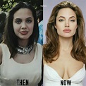 Angelina Jolie Antes e Depois Hår Skønhed, Makeup, Hår Og Skønhed ...