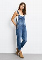 Pull on these playful dungarees for an easy weekend look. With cute ...