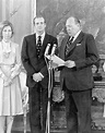 Don Juan de Borbón, Conde de Barcelona, en ceremonia celebrada en el ...