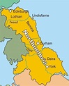 Map of the Kingdom of Northumbria (Illustration) - World History ...