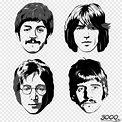 The Beatles illustration, Ringo Starr The Beatles John Lennon Paul ...