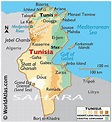 Mapas y Datos de Túnez-Atlas Mundial | Guides Online