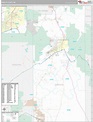 Santa Fe County, NM Wall Map Premium Style by MarketMAPS