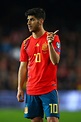 Marco Asensio of Spain during the 2020 UEFA European Championships ...