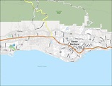 30 Map Of Santa Barbara And Surrounding Cities Maps Database Source ...