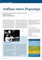 Aufbau eines Popsongs * - Studio Neumann - Musik & Bildung