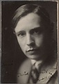 Portrait photograph of David Garnett, signed and dated March 15, 1923 ...