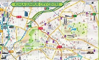 Kuala Lumpur Attractions Map PDF - FREE Printable Tourist Map Kuala Lumpur, Waking Tours Maps 2020