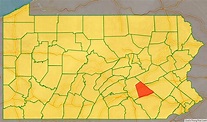 Map of Lebanon County, Pennsylvania