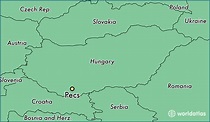 Pecs Hungary Map