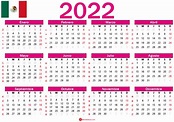 Calendario 2022 Con Dias Festivos Oficiales En Mexico - vrogue.co